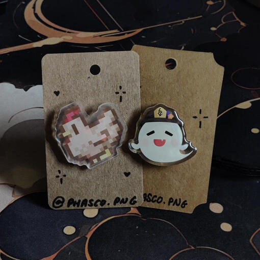Stardew and Genshin Pins